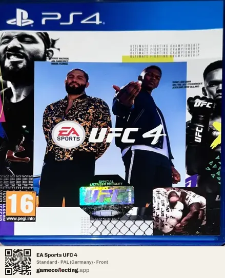 EA Sports UFC 4 PlayStation 4, Germany box front