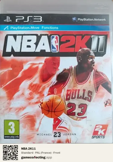 NBA 2K11 PlayStation 3, France box front