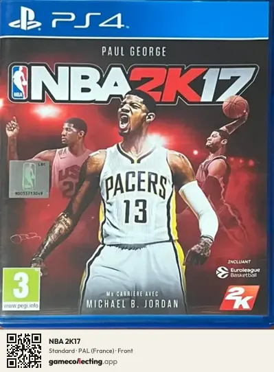 NBA 2K17 PlayStation 4, France box front