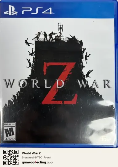 World War Z PlayStation 4, NTSC box front
