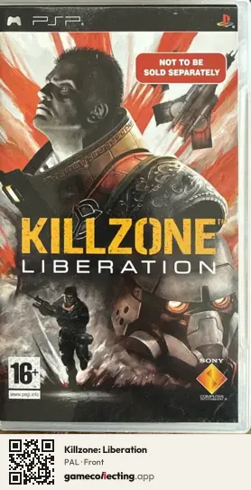 Killzone: Liberation PlayStation Portable, PAL box front