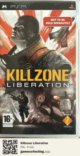 Killzone: Liberation PlayStation Portable, PAL box front
