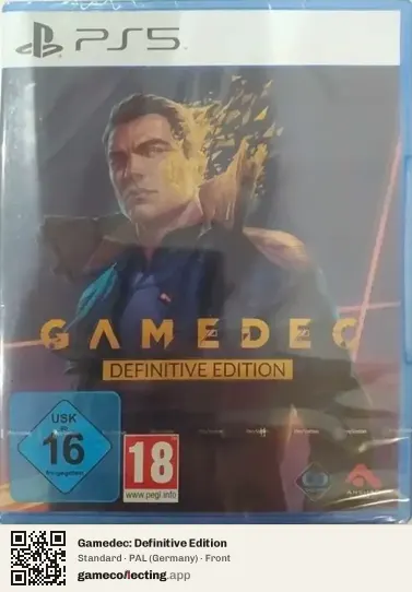Gamedec: Definitive Edition PlayStation 5, Germany box front