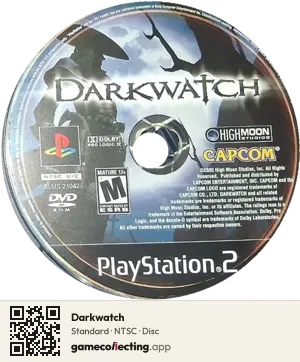 Darkwatch PlayStation 2, NTSC disc
