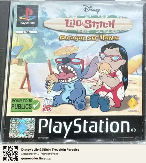 Disney's Lilo & Stitch: Trouble in Paradise PlayStation, France box front