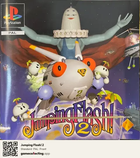 Jumping Flash! 2 PlayStation, PAL box front