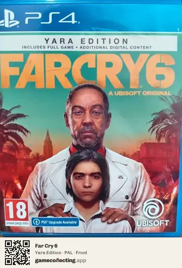 Far Cry 6 PlayStation 4, PAL box front