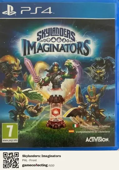 Skylanders: Imaginators PlayStation 4, PAL box front