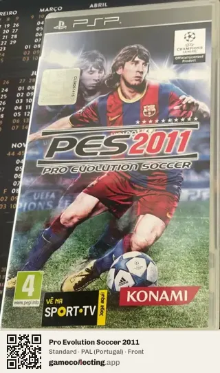 Pro Evolution Soccer 2011 PlayStation Portable, Portugal box front