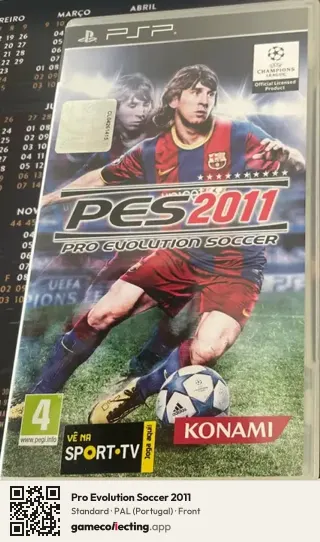Pro Evolution Soccer 2011 PlayStation Portable, Portugal box front