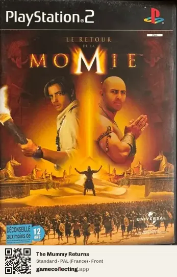 The Mummy Returns PlayStation 2, France box front