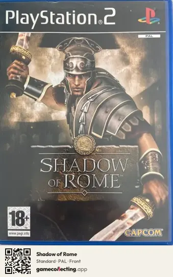 Shadow of Rome PlayStation 2, PAL box front