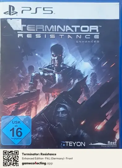 Terminator: Resistance PlayStation 5, Germany box front