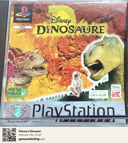 Disney's Dinosaur PlayStation, PAL box front