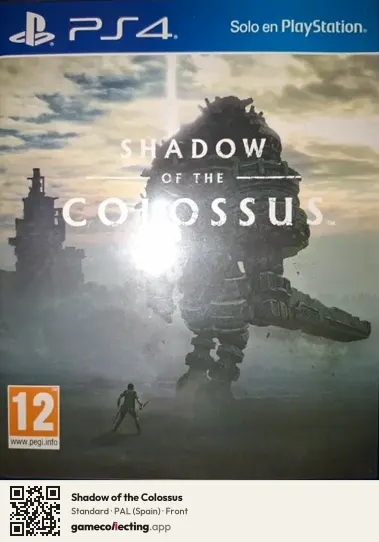Shadow of the Colossus PlayStation 4, Spain box front