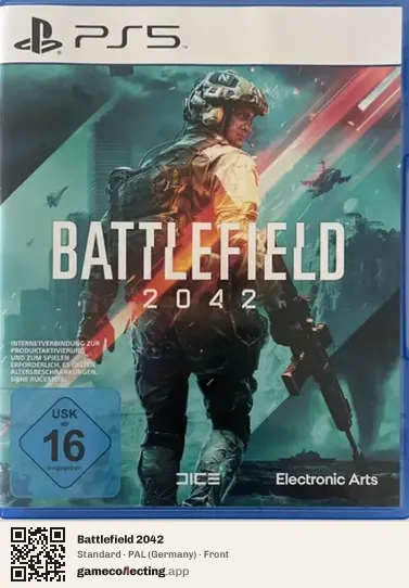 Battlefield 2042 PlayStation 5, Germany box front