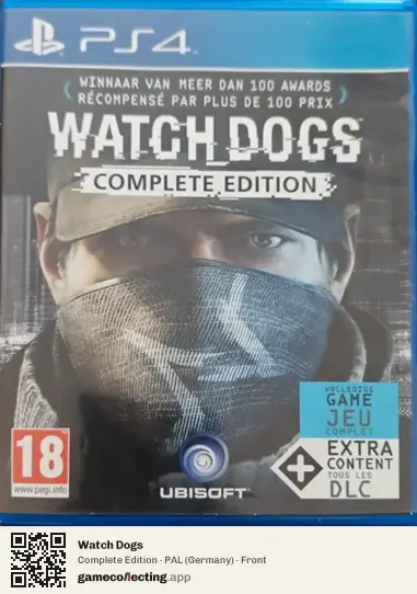 Watch Dogs PlayStation 4, Germany box front