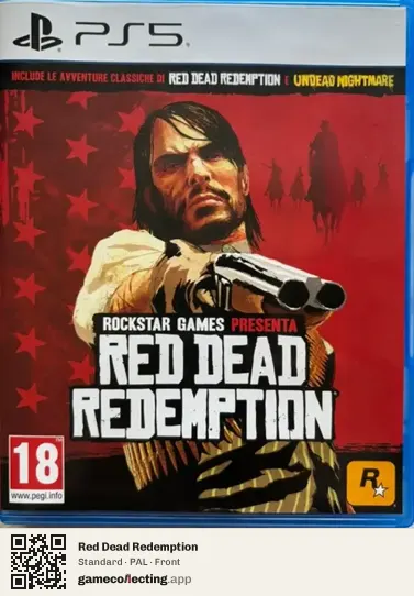 Red Dead Redemption PlayStation 5, PAL box front