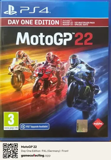 MotoGP 22 PlayStation 4, Germany box front