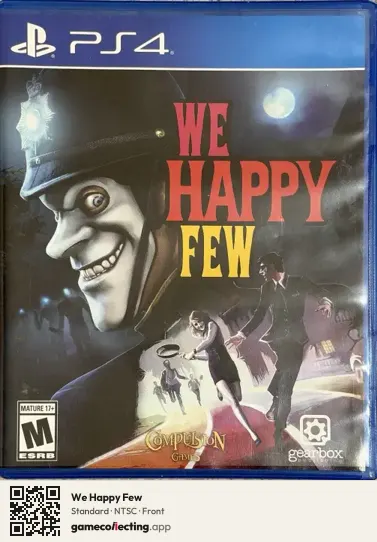 We Happy Few PlayStation 4, NTSC box front