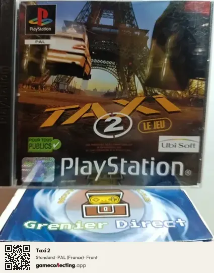 Taxi 2 PlayStation, France box front