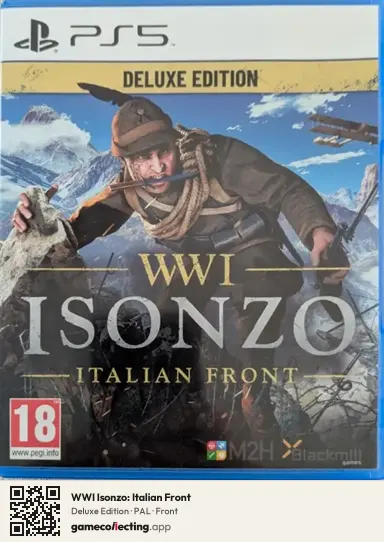 WWI Isonzo: Italian Front PlayStation 5, PAL box front
