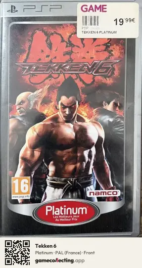 Tekken 6 PlayStation Portable, France box front