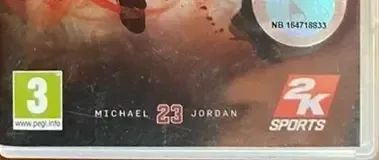 NBA 2K12, the PEGI square on its front
