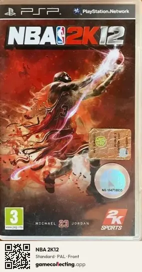 NBA 2K12 PlayStation Portable, PAL box front