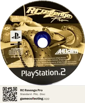 RC Revenge Pro PlayStation 2, PAL disc