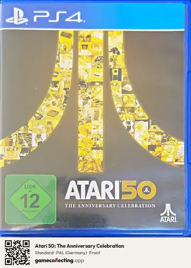 Atari 50: The Anniversary Celebration PlayStation 4, Germany box front