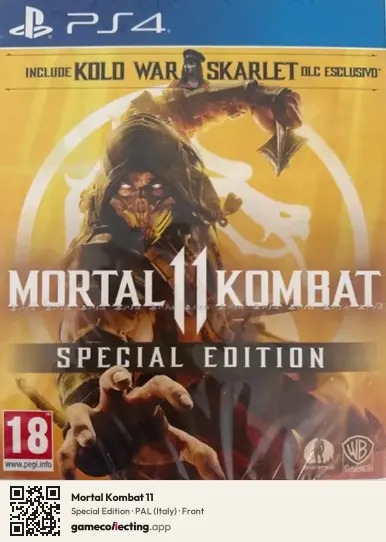 Mortal Kombat 11 PlayStation 4, Italy box front