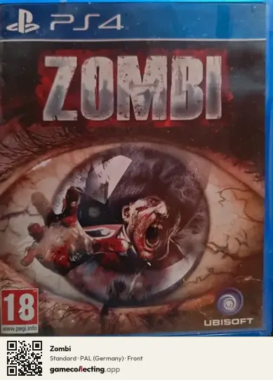 Zombi PlayStation 4, Germany box front