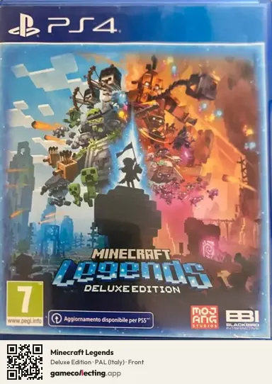 Minecraft Legends PlayStation 4, Italy box front