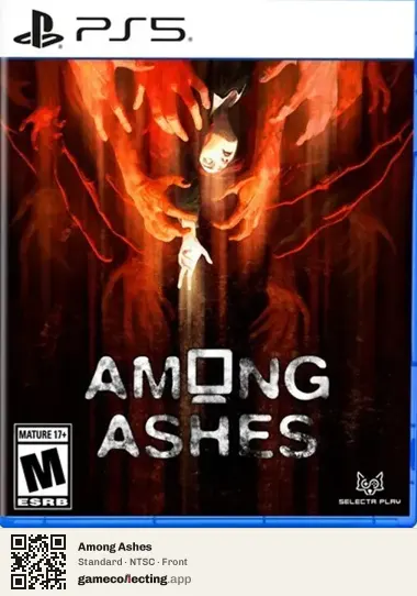 Among Ashes PlayStation 5, NTSC box front