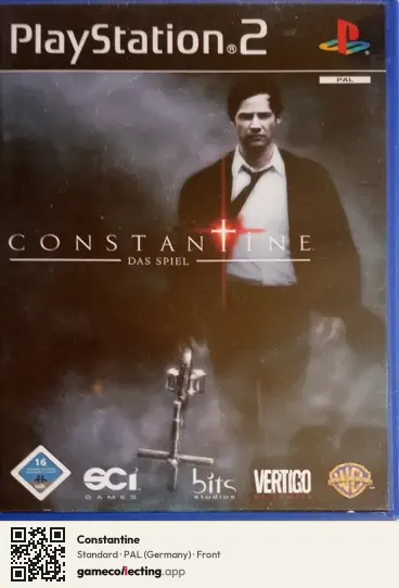 Constantine PlayStation 2, Germany box front