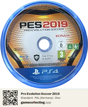 Pro Evolution Soccer 2019 PlayStation 4, PAL disc