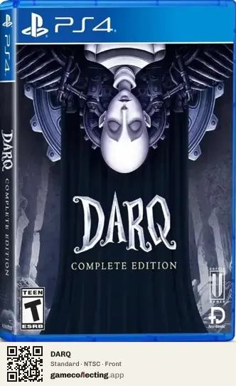 DARQ PlayStation 4, NTSC box front