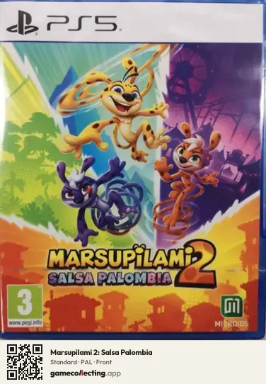 Marsupilami 2: Salsa Palombia PlayStation 5, PAL box front