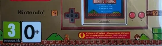 Super Mario Bros., the PEGI square on its front