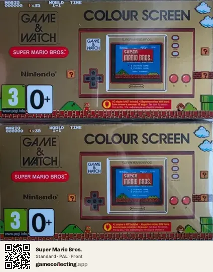 Super Mario Bros. Game & Watch, PAL box front