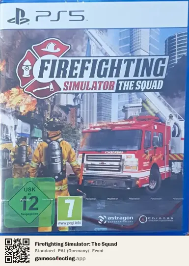 Firefighting Simulator: The Squad PlayStation 5, Germany box front