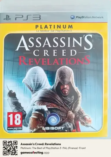 Assassin's Creed: Revelations PlayStation 3, France box front