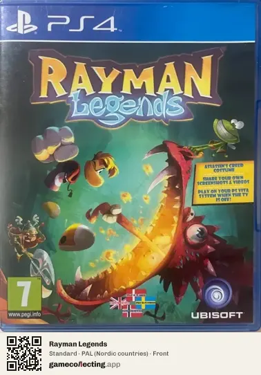 Rayman Legends PlayStation 4, Nordic countries box front