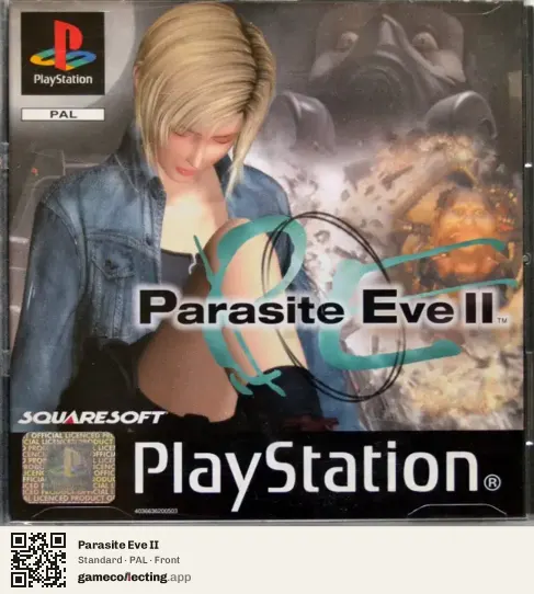 Parasite Eve II PlayStation, PAL box front