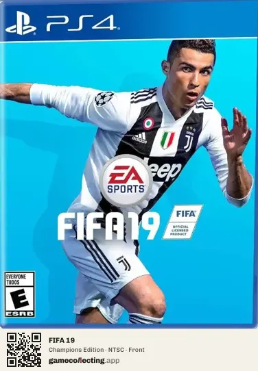 FIFA 19 PlayStation 4, NTSC box front