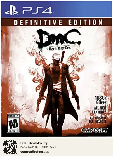 DmC: Devil May Cry PlayStation 4, NTSC box front