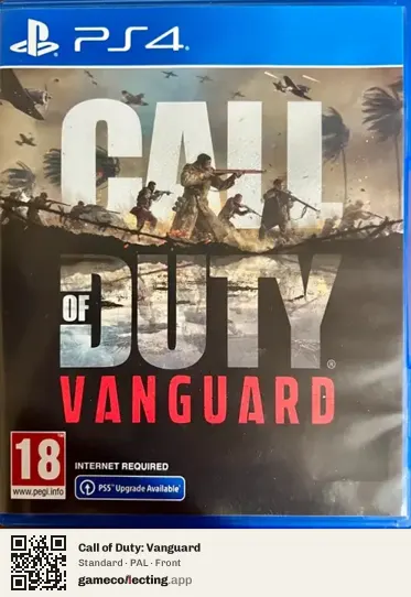 Call of Duty: Vanguard PlayStation 4, PAL box front
