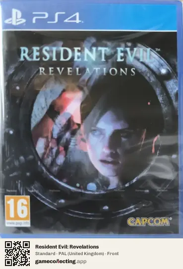 Resident Evil: Revelations PlayStation 4, United Kingdom box front
