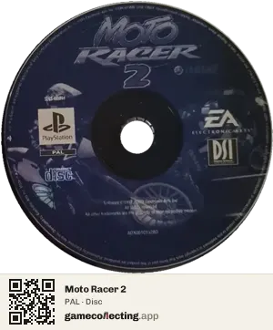 Moto Racer 2 PlayStation, PAL disc
